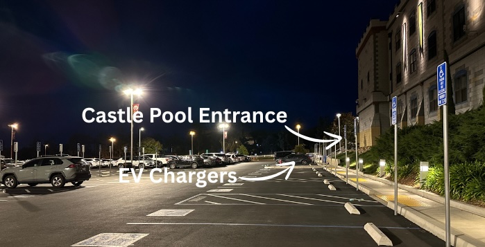 Electric Vehicle parking at LEGOLAND Hotel