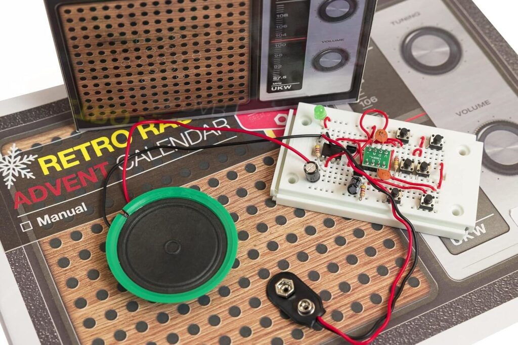 Twenty Four Day Countdown to the Christmas Holiday with the Retro Radio Advent Calendar from EIGHT Toys