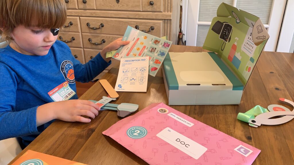 Sago Mini Doctor Subscription Box Checking Out Activity 2