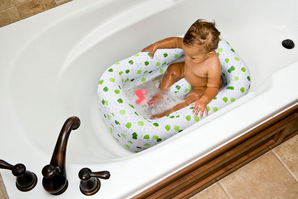 Avoid Inflatable Infant Bathtubs that go inside the full size adult tub