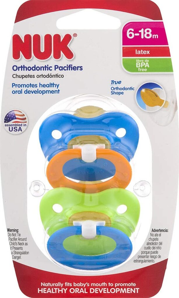 NUK Orthodontic Pacifiers Promote Healthy Oral Development