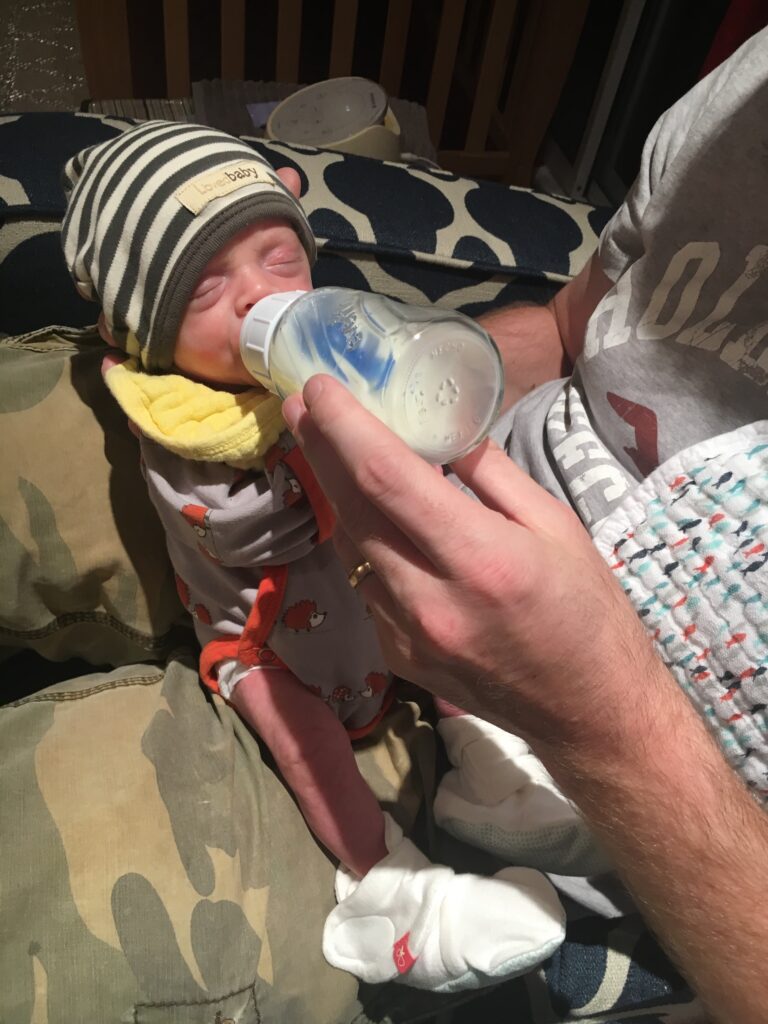 Dr. Brown's Preemie Baby Bottles are perfect for late night NICU Grad feedings