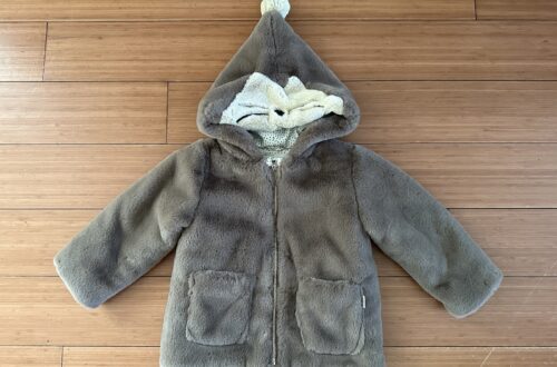 Zara Kids Kitty Hood Faux Fur Winter Coat Size 3/4 in Brown