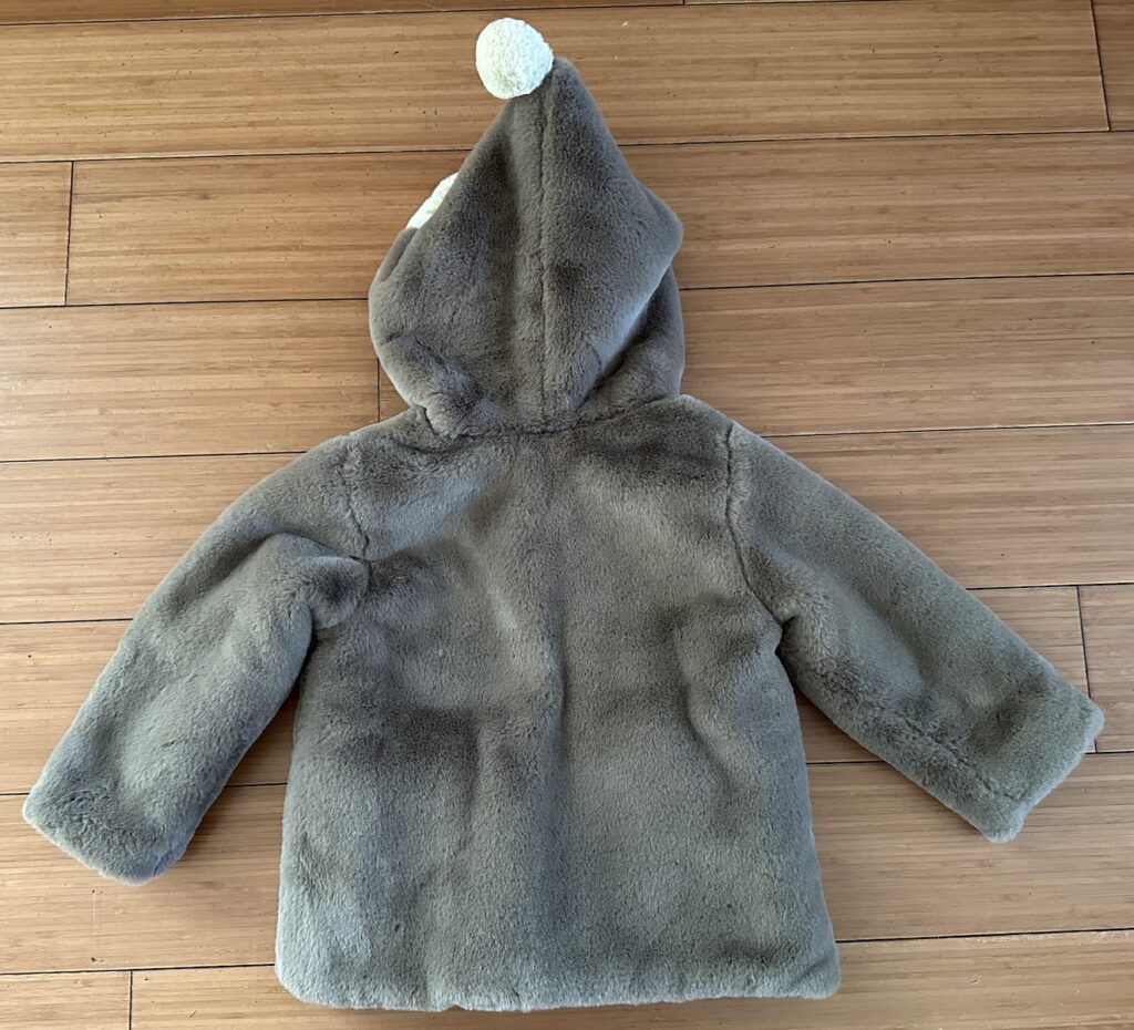 Zara Faux Fur Toddler Kids Warm Winter Jacket