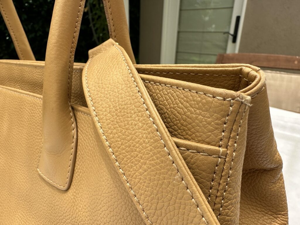 Vintage Chanel Executive Cerf Tote Designed by Karl Lagerfeld Perfect Luxury Stitching Hand Stitched Long Lasting Quality - Buy Vintage Not New for highest Chanel quality