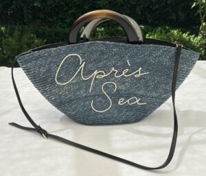KARINA STRAW TOTE BAG