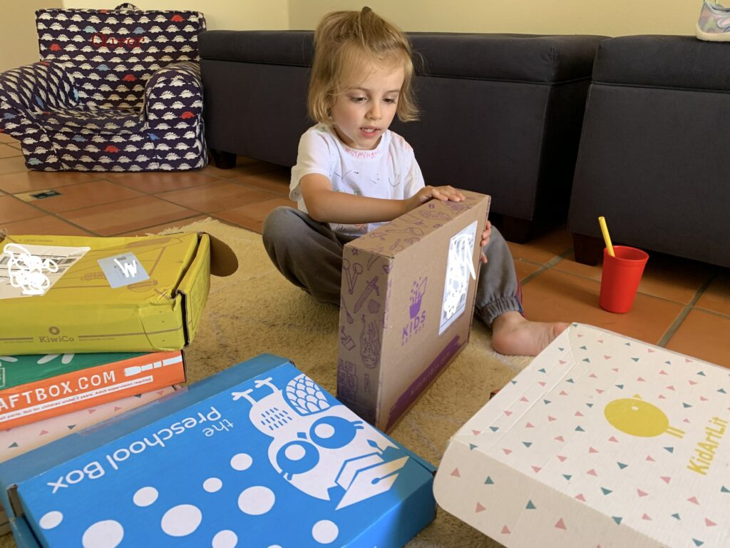 Summertime Kids Activities To Keep Your Child Busy While You work Remotely From Home - Subscription Boxes are a Lifesaver so Order Up