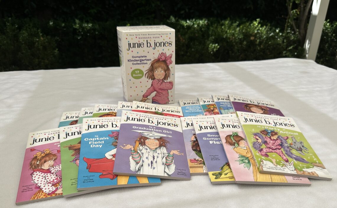 Junie B. Jones 17 Book Collection of Kindergarten Complete Works Paperback books in a Cardboard cover