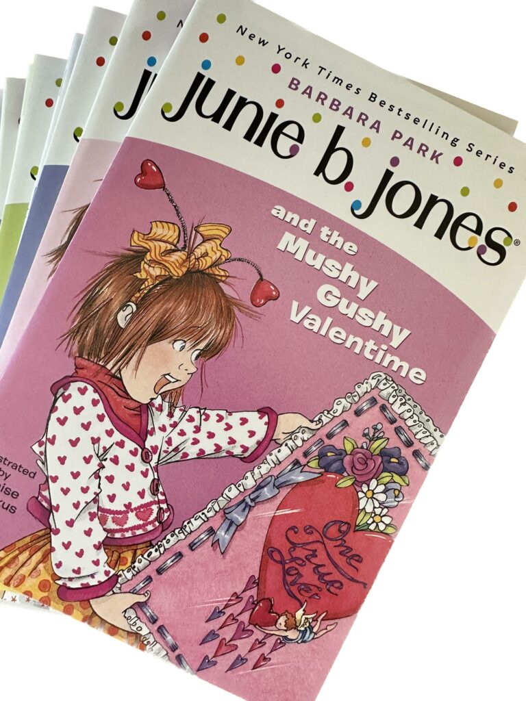 Junie B. Jones and the Mushy Gushy Valentime (Valentine) is book number 14 in the Complete Kindergarten Collection by Barbara Park.