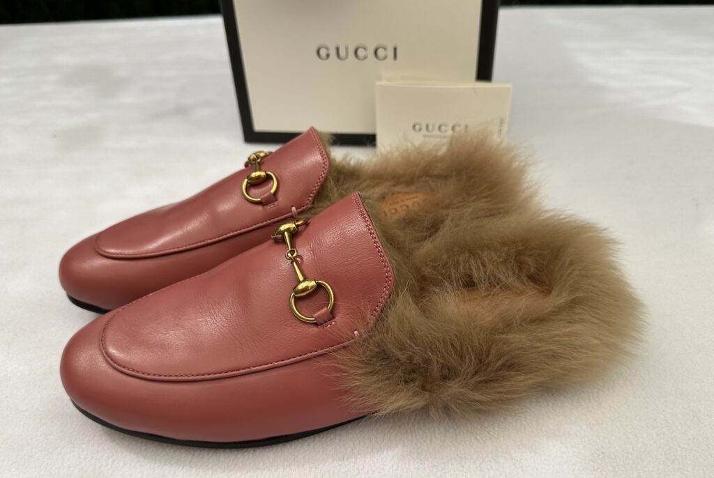 Why are the GUCCI Shearling Fur Lined Horsebit Slippers Mules Slip On Loafers WORTH the Splurge? Read all about them on the MalibuKarina Blog