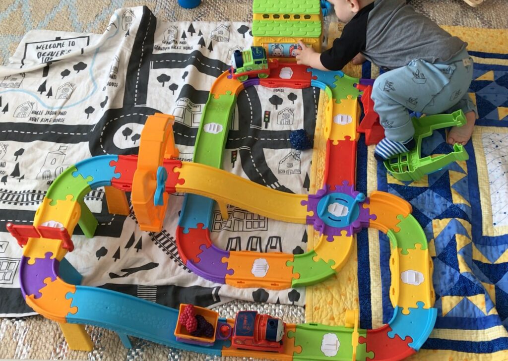 The best Thomas & Friends plastic oversize train track for toddlers babies and little kids perfect for 1 year olds 12 month olds
