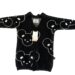 Huxbaby Knit Cardigan with Mouse Print in Black Laying Flat New With Tags