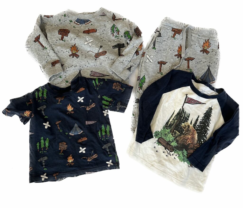 Stella McCartney Lot of Baby and Toddler Clothing with Camp Inspired Print