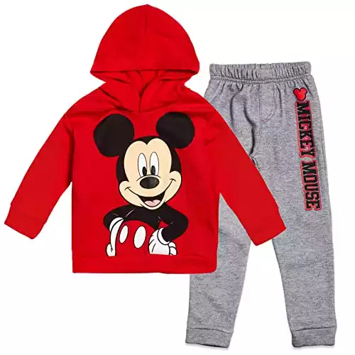 Disney Mickey Mouse Toddler Pullover Hoodie and Pants Set
