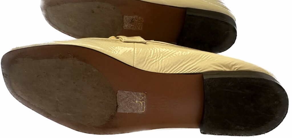 Rubber outsoles help with slipping and cancelling noise when walking in loafers