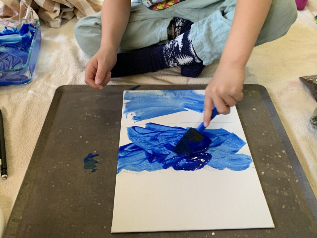 8x10 canvas board is perfect for kids art projects