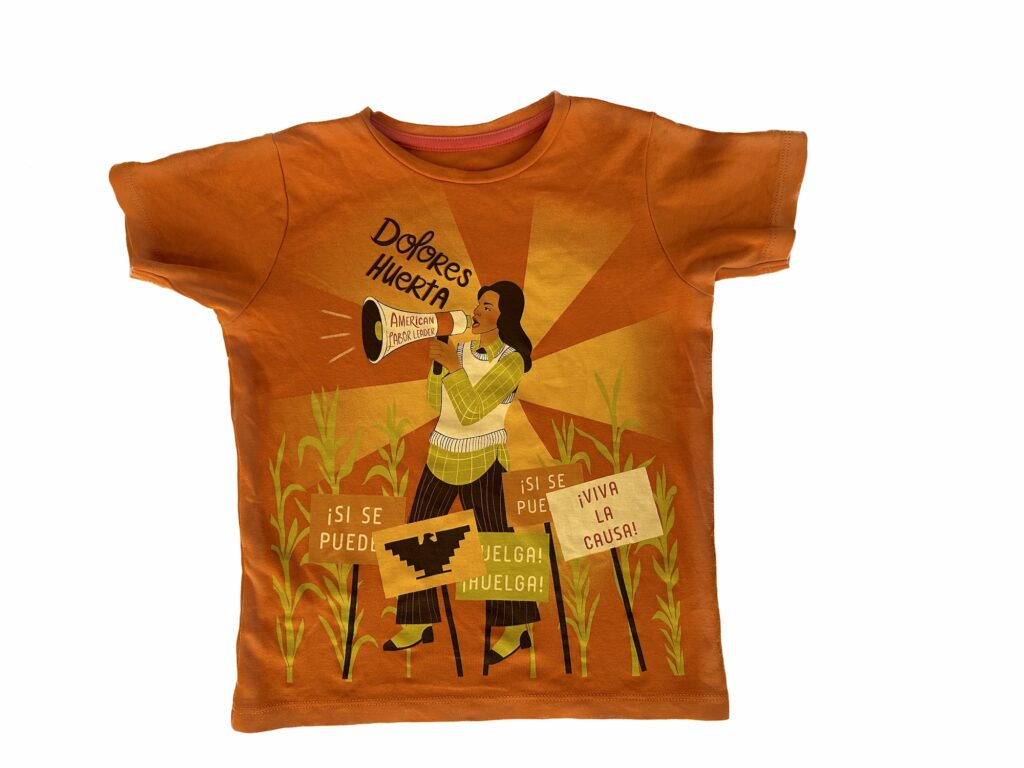 Piccolina Kids Trailblazer Women Activist Dolores Huerta Si Se Puede Orange T-Shirt Unisex Toddler 5 T