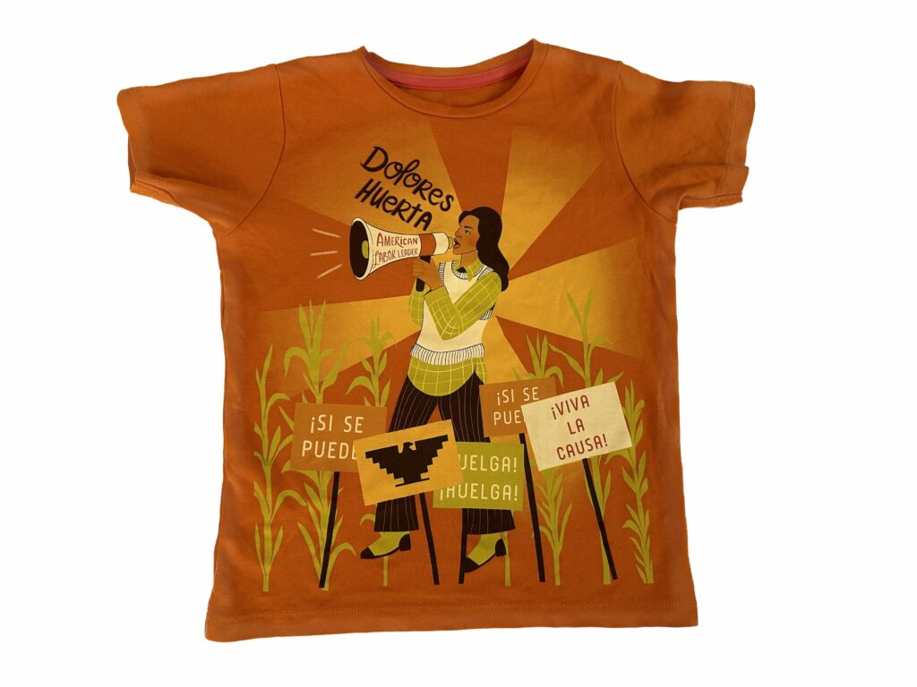 Piccolina Kids DOLORES HUERTA Women Activist Trailblazer Si Se Puede American Labor Leader T-Shirt