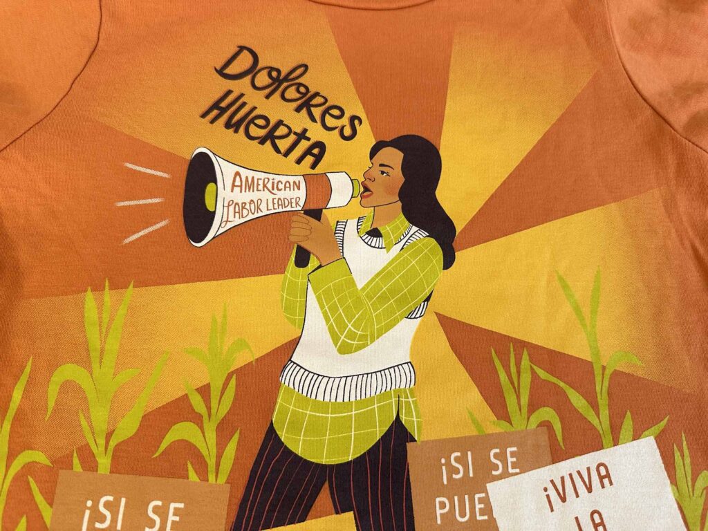 Piccolina Kids Dolores Huerta Graphic - BUY Piccolina T-shirts with Women Trailblazers
