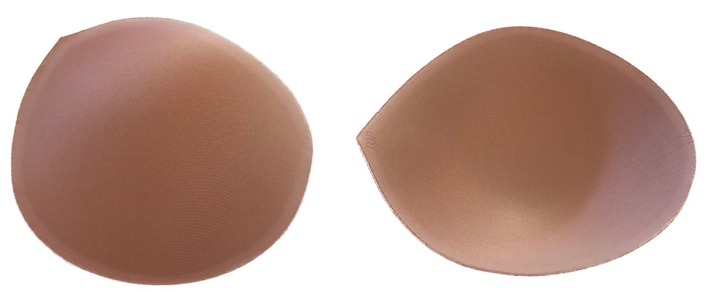 Evelyn & Bobbie Bra Inserts. Thin and optional for all of their bras. They provide extra coverage for modesty and smooth and shape your bust.